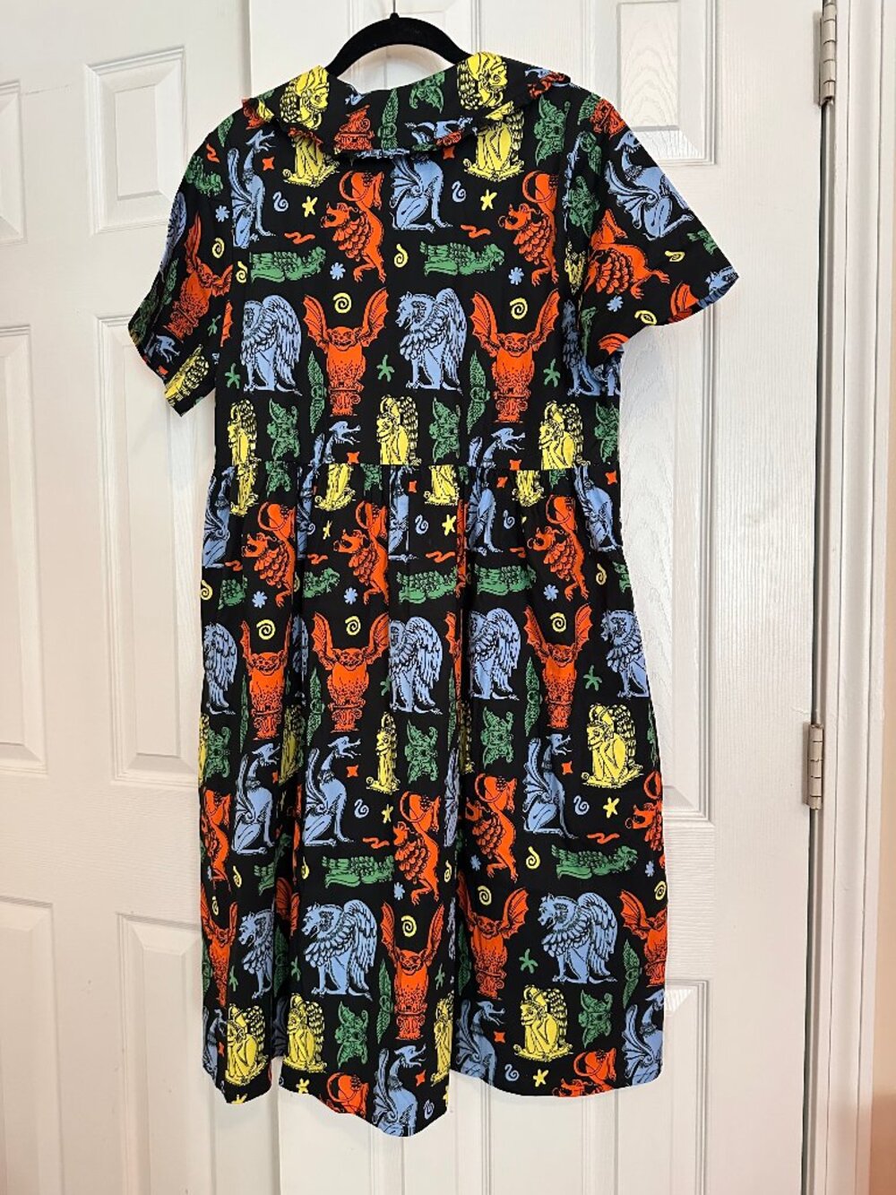 Nooworks Zoey Dress NWT Size Large Wide Collar Cotton Dress with Pockets - Picture 4 of 4